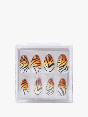 Tiger Print Press-on Nails