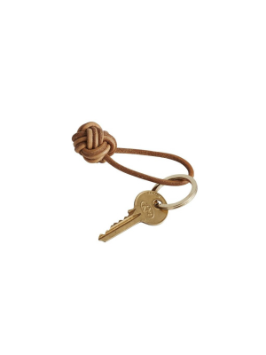 Keyring Knot - Leather