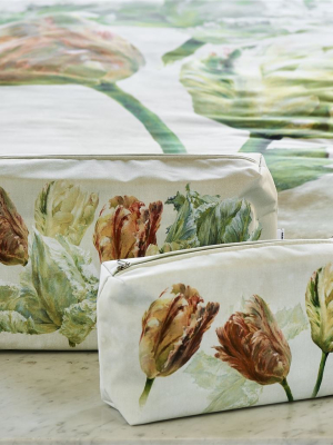 Spring Tulip Buttermilk Medium Toiletry Bag