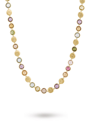 Marco Bicego® Jaipur Color Collection 18k Yellow Gold Mixed Gemstone 30" Necklace