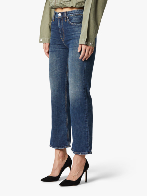 Remi High-rise Cropped Straight Jeans