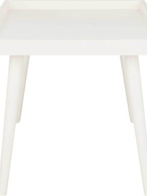 Norah Tray Top Coffee Table Distressed White