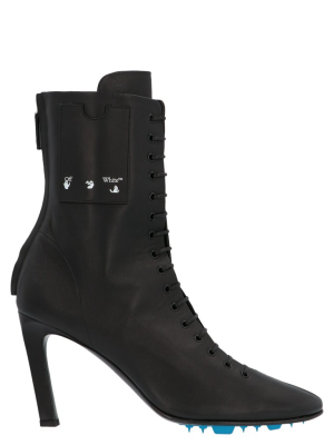 Off-white Logo Ankle Boots