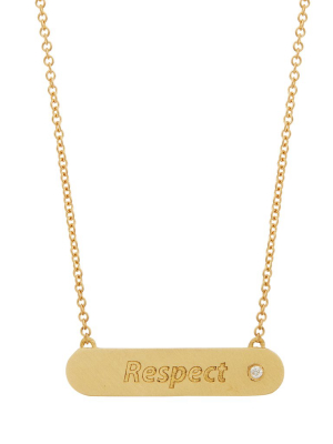 Respect Necklace Y-d