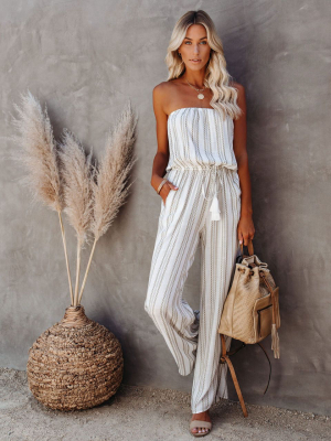 Layne Pocketed Strapless Jumpsuit