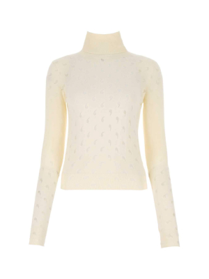 Maison Margiela Punch-hole Turtleneck Jumper