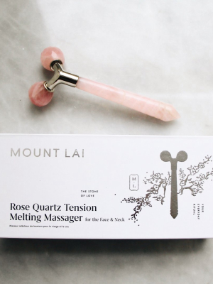 Mount Lai Rose Quartz Tension Melting Massager For Face & Neck