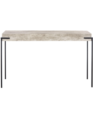 Eli Rectangle Console Table - Light Grey/black - Safavieh.