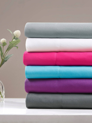 Microfiber Sheet Set With Side Storage Pockets