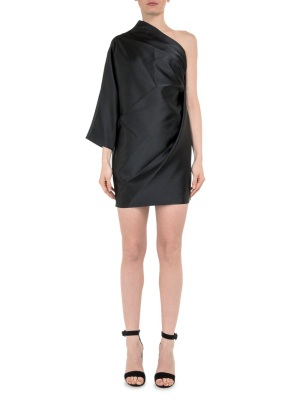 Marc Jacobs One Shoulder Mini Shift Dress