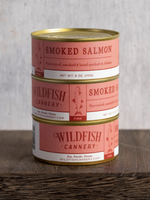 Smoked Pink Alaska Salmon - 6oz Can