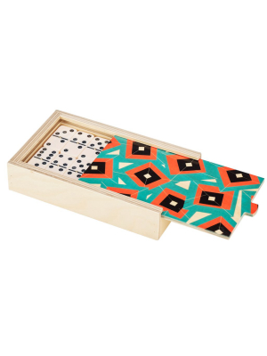 Alma Teal Domino Set