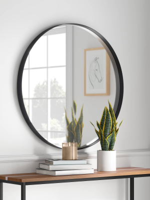 30" Flush Mount Round Decorative Wall Mirror - Project 62™