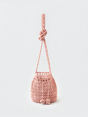 Aeo Beaded Bucket Bag