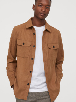 Twill Shirt Jacket