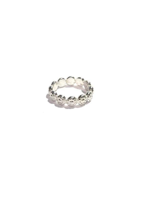 Silver Flower Ring