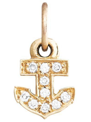 Helen Ficalora Charms W/ Diamond Anchor