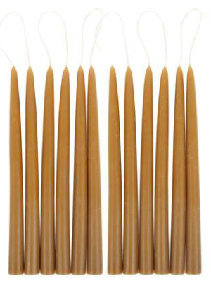 Pair Of Taper Candles - Miel