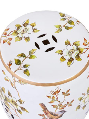 Birds & Branches Garden Stool