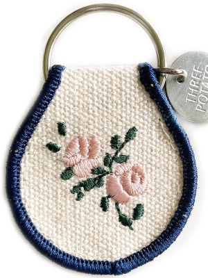 Patch Keychain - Rose