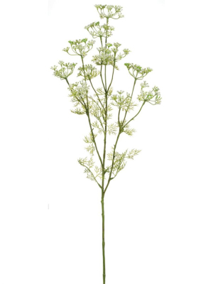 Sullivans Artificial Dill Spray 31"h White Flowers