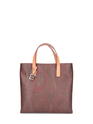 Etro Paisley Print Tote Bag