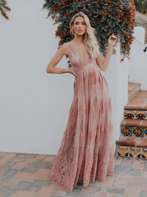 Antonia Maxi Dress - Mauve