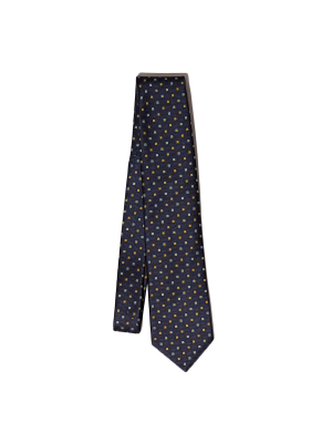 Freemans Necktie- Navy Blocks