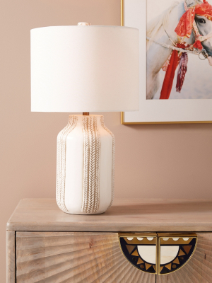 Ceramic Braid Table Lamp