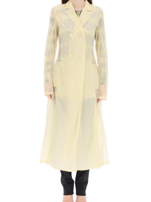 Sportmax Marche Semi-sheer Trench Coat