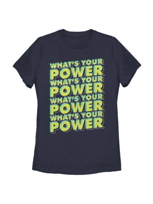 Women's Project Power What's Your Power Blur T-shirt