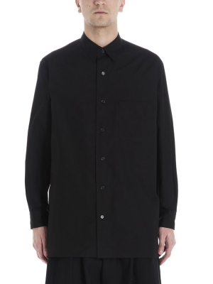 Yohji Yamamoto Print Detail Shirt