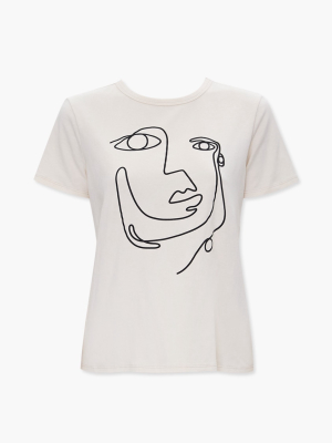 Line Art Graphic Tee