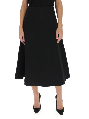 Valentino Crepe Couture Full Skirt