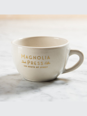 The Magnolia Press Latte Mug