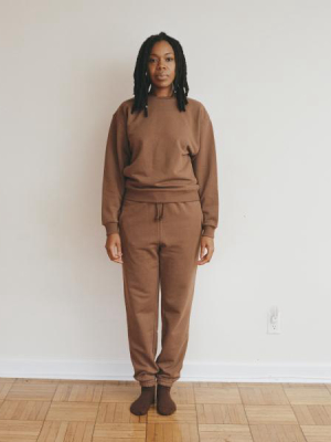 Sweat Pants In Loam Brown