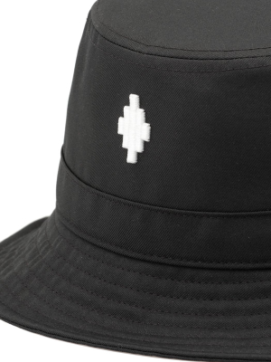 Marcelo Burlon County Of Milan Cross Logo Bucket Hat