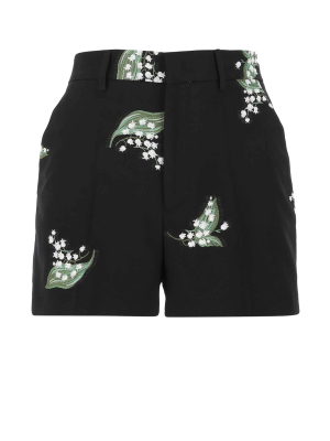 Redvalentino May Lily Jacquard Shorts