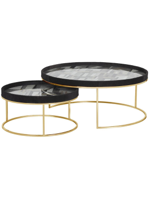 Shira Nesting Coffee Tables, Set Of 2