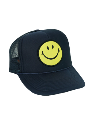 Smiley Vintage Trucker Hat