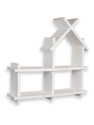 Danya B House Design Wall Shelf - White