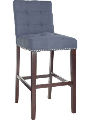 Nial Bar Stool Navy (set Of 2)