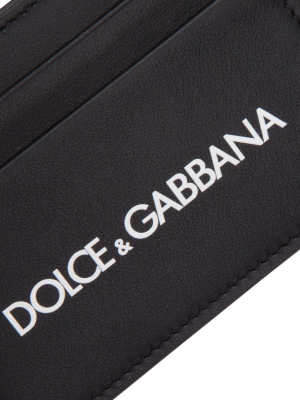 Dolce & Gabbana Logo Print Cardholder