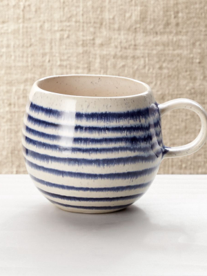 Lina Blue Stripe Coffee Mug