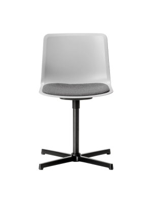 Pato Chair - Swivel X-base - Seat Upholstered