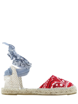 Manebí Bandana Flat Espadrille Sandals