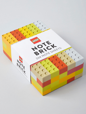 Lego Note Brick (yellow-orange)