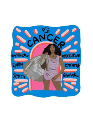 Zodiac Print: Cancer Solange Print