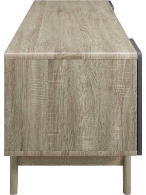 Titus Wood Tv Stand Natural Gray