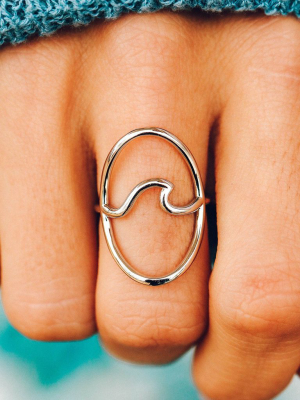 Statement Wave Ring